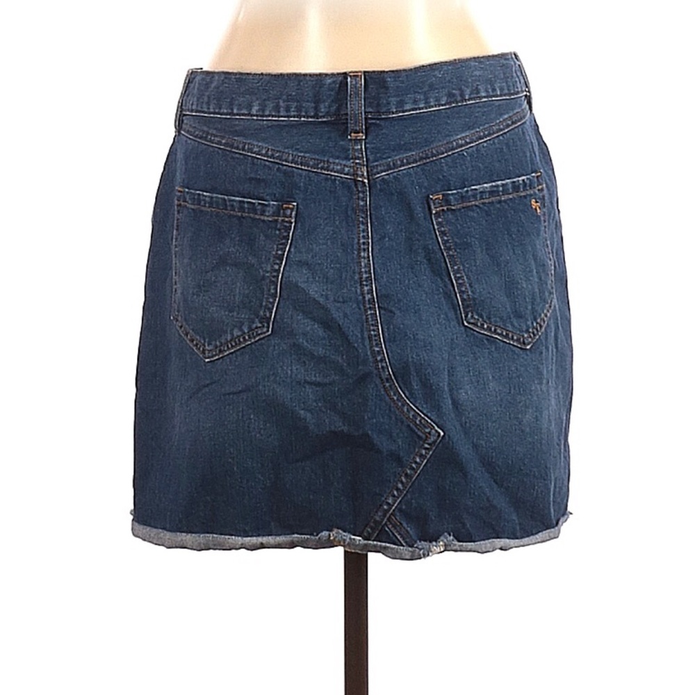 Southern Tide classic denim Skirt Raw edge 100% cotton